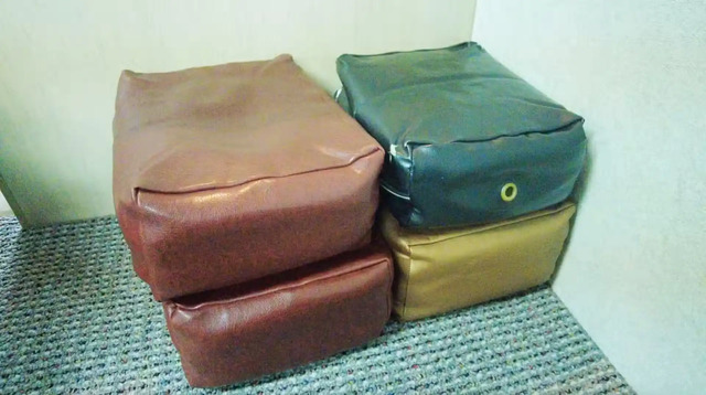 折田汽船フェリー屋久島2の2等客室の枕