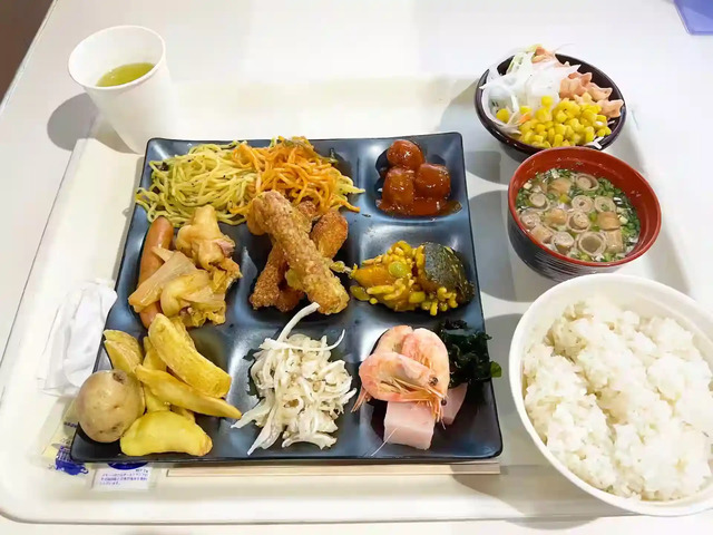 Dinner on Meimon Taiyo Ferry Kitakyushu II