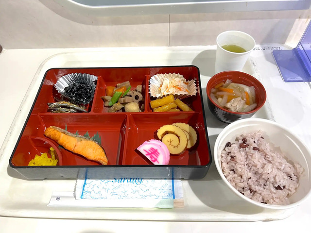 名門大洋フェリーきたきゅうしゅうⅡのお正月セット(750円)