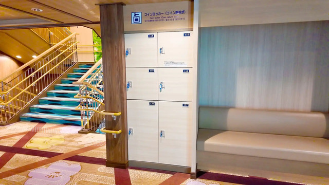 さんふらわあ くれない船内のコインロッカー小サイズ