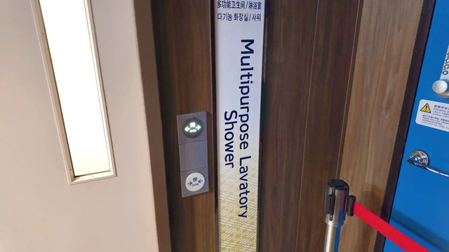 さんふらわあ くれないのバリアフリートイレ