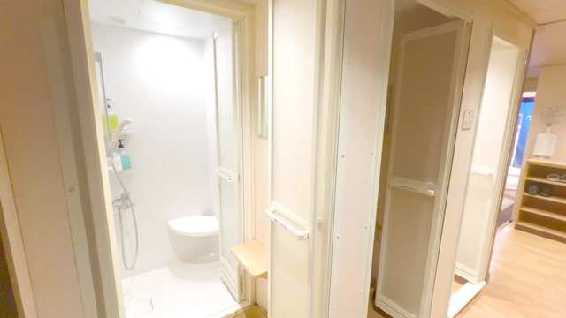 さんふらわあ くれない 船内シャワールーム