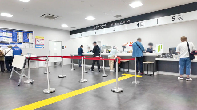 別府港さんふらわあターミナル内