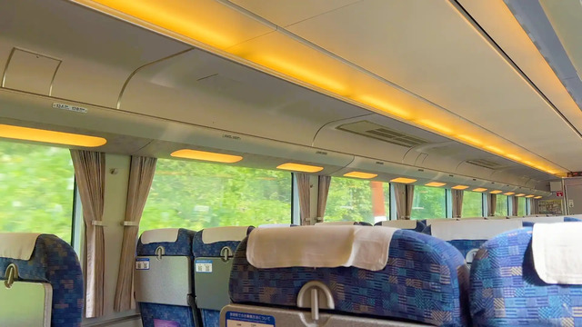 特急Thunderbird车内