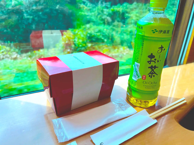 Mentaiju bento purchased at Hakata Station