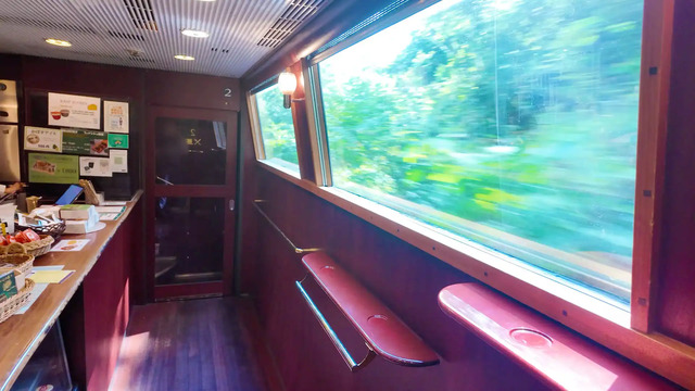 Window In Car No.2 Buffet On The Limited Express Yufuin no Mori