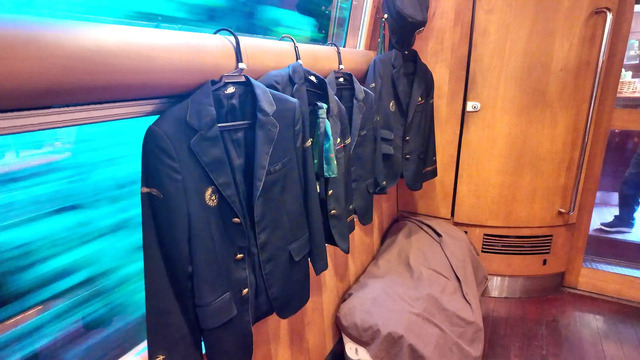 Cosplay Costumes In The Free Space On The Limited Express Yufuin no Mori