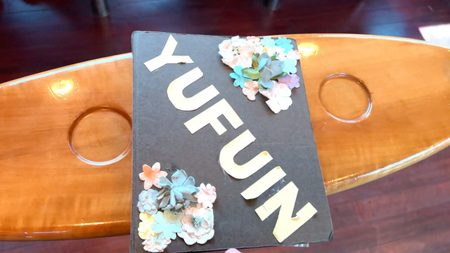 Staff-Made Tourist Guide File In The Free Space On The Limited Express Yufuin no Mori