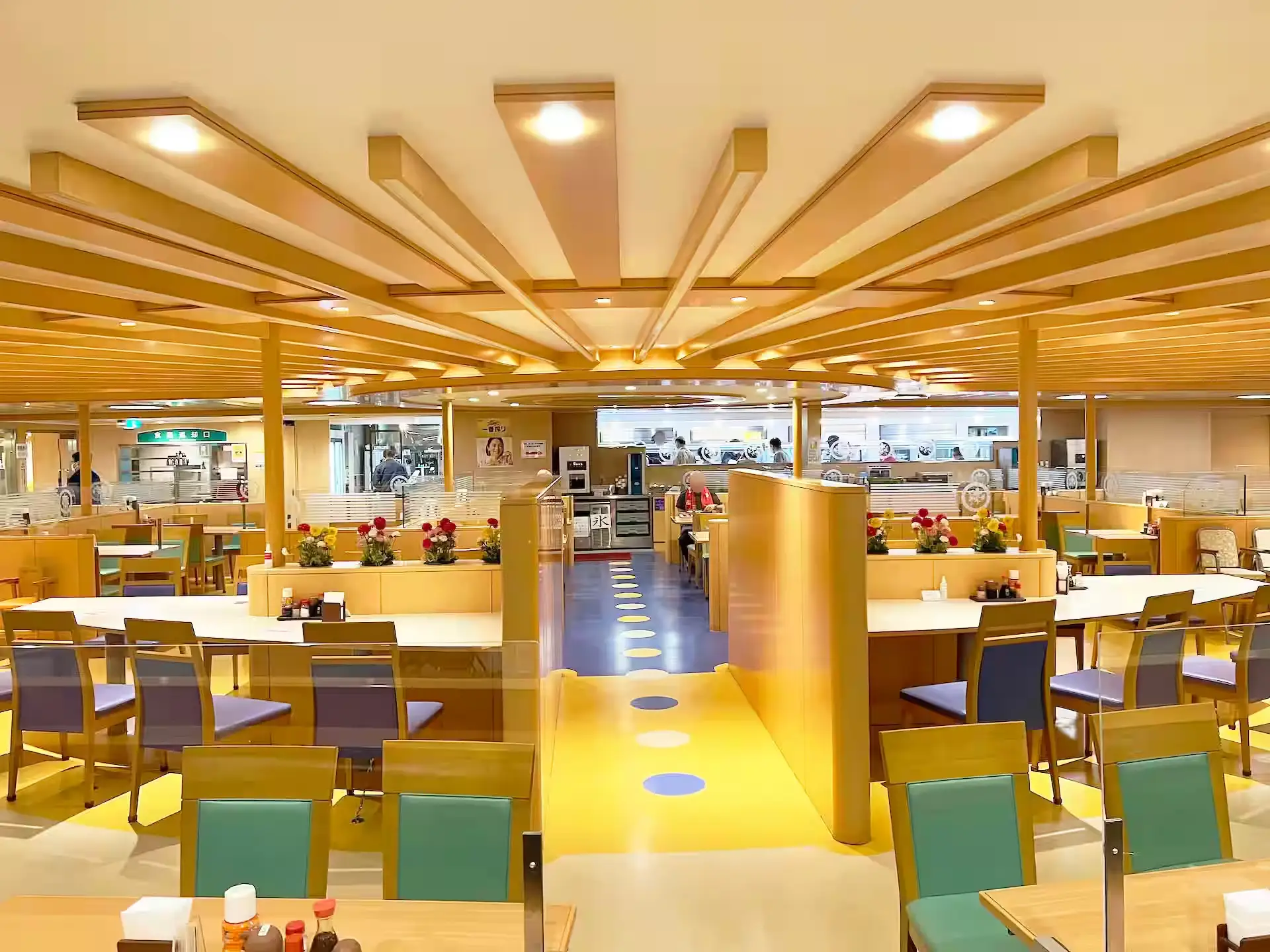 Interior of the Hankyu Ferry HIBIKI Restaurant