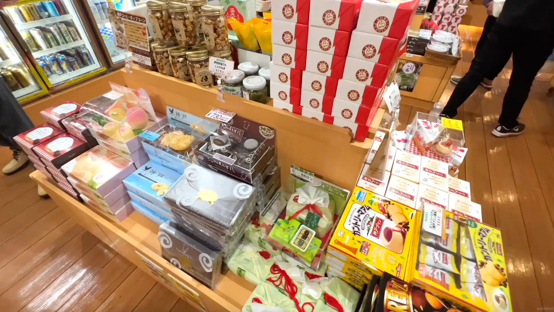 阪九フェリーせっつ船内売店の土産用お菓子