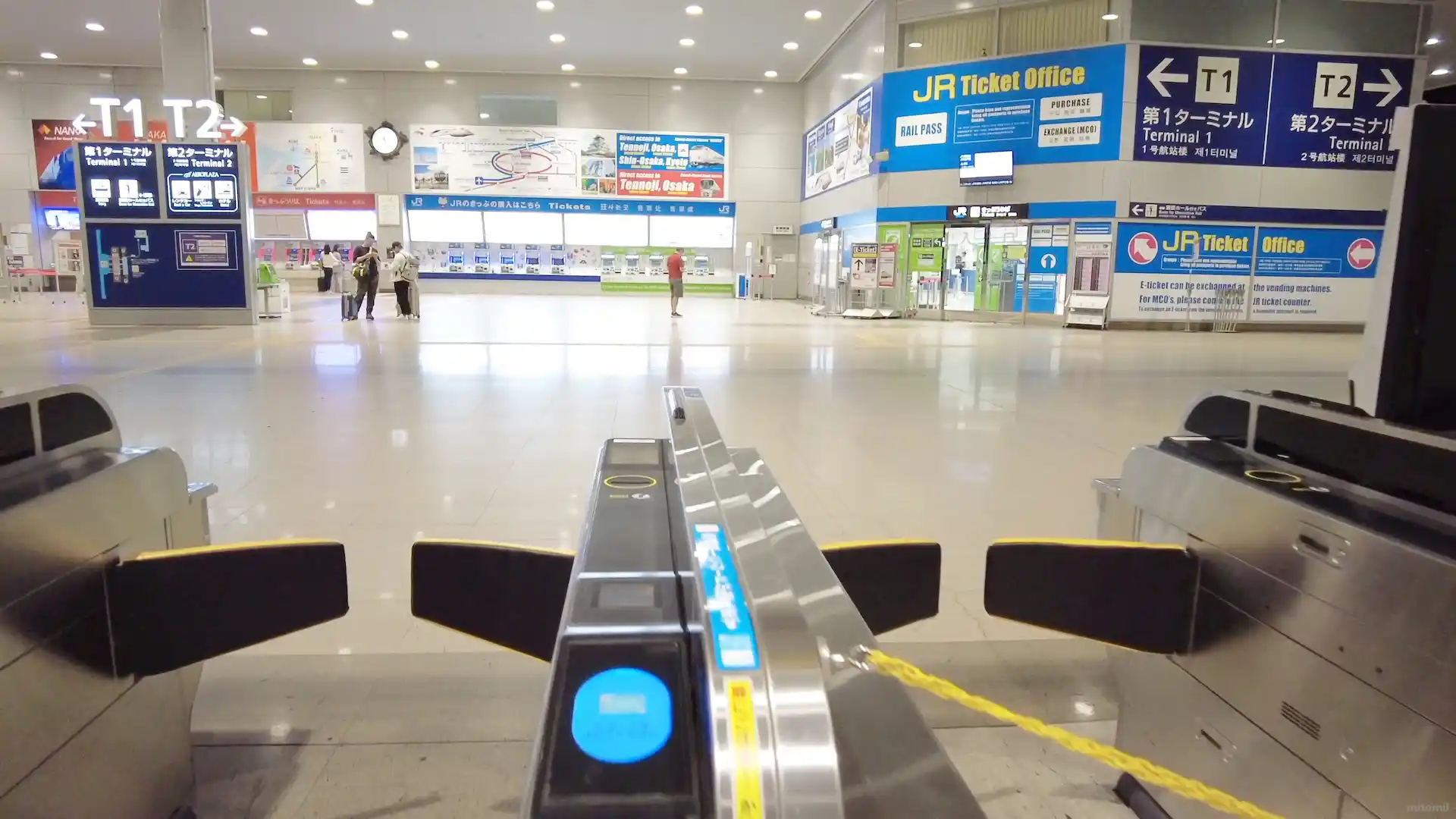 関西空港駅の改札口