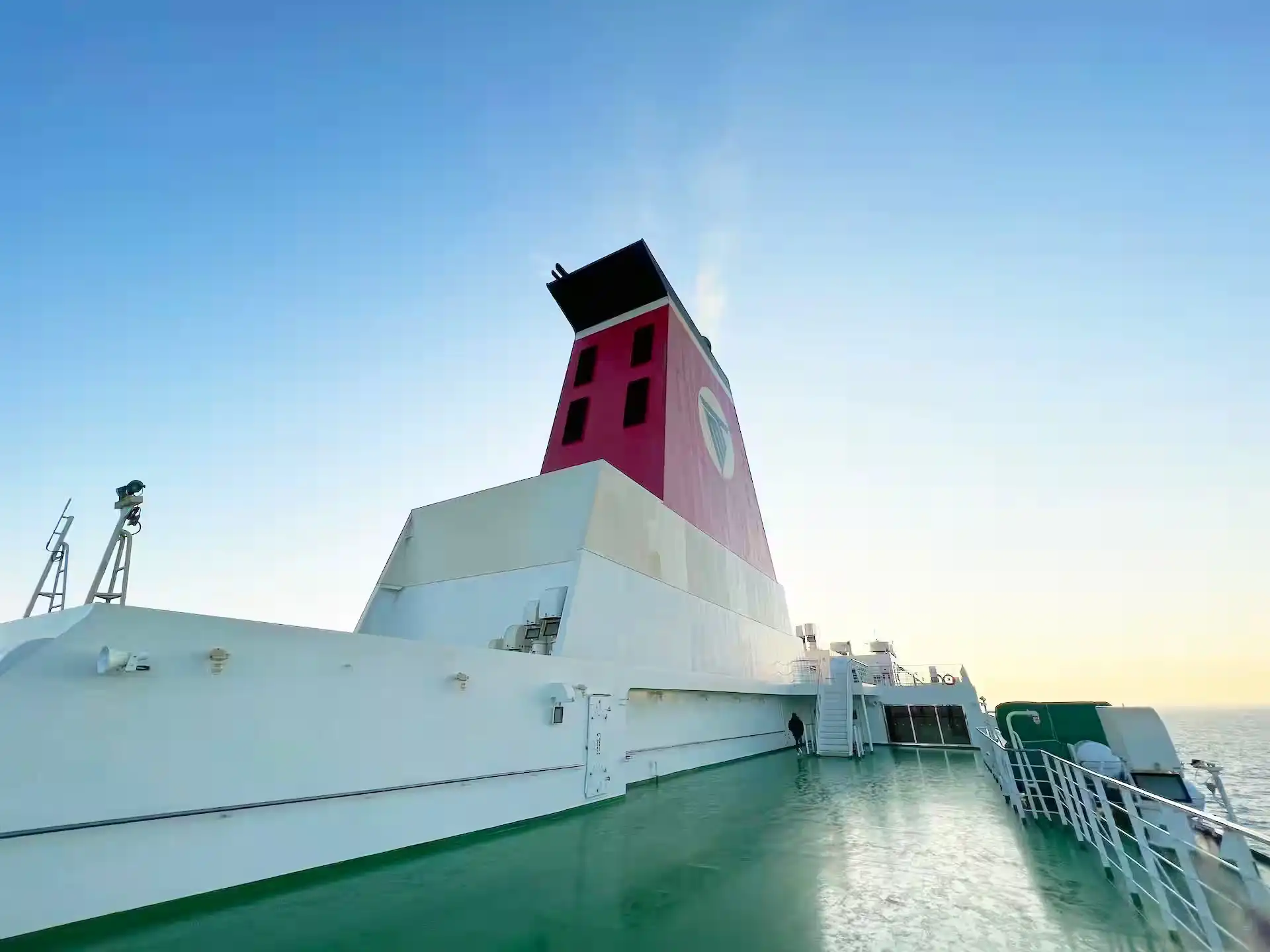 Observation deck inside Meimon Taiyo Ferry Fukuoka