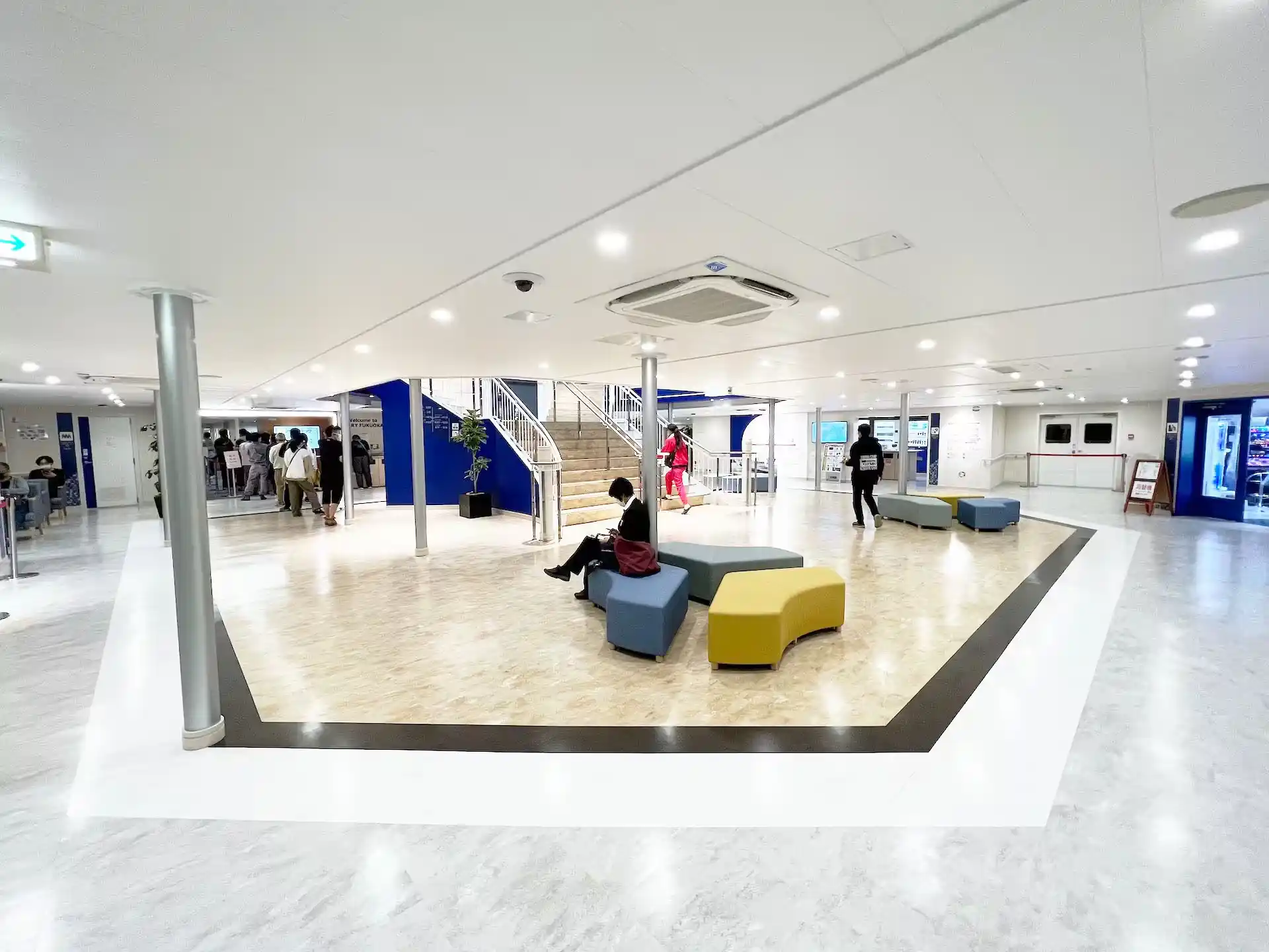 Entrance inside Meimon Taiyo Ferry Fukuoka