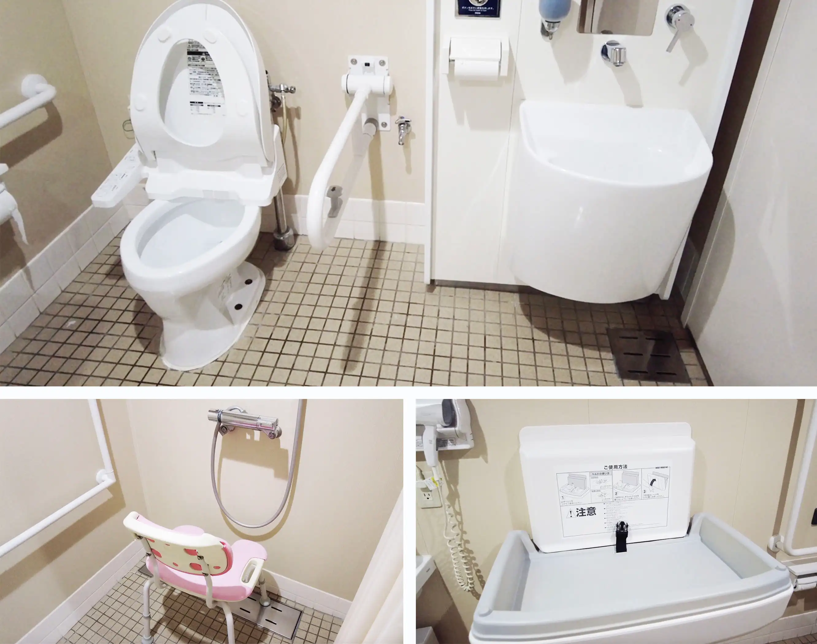 Barrier-free toilet on board Meimon Taiyo Ferry Kitakyushu 2