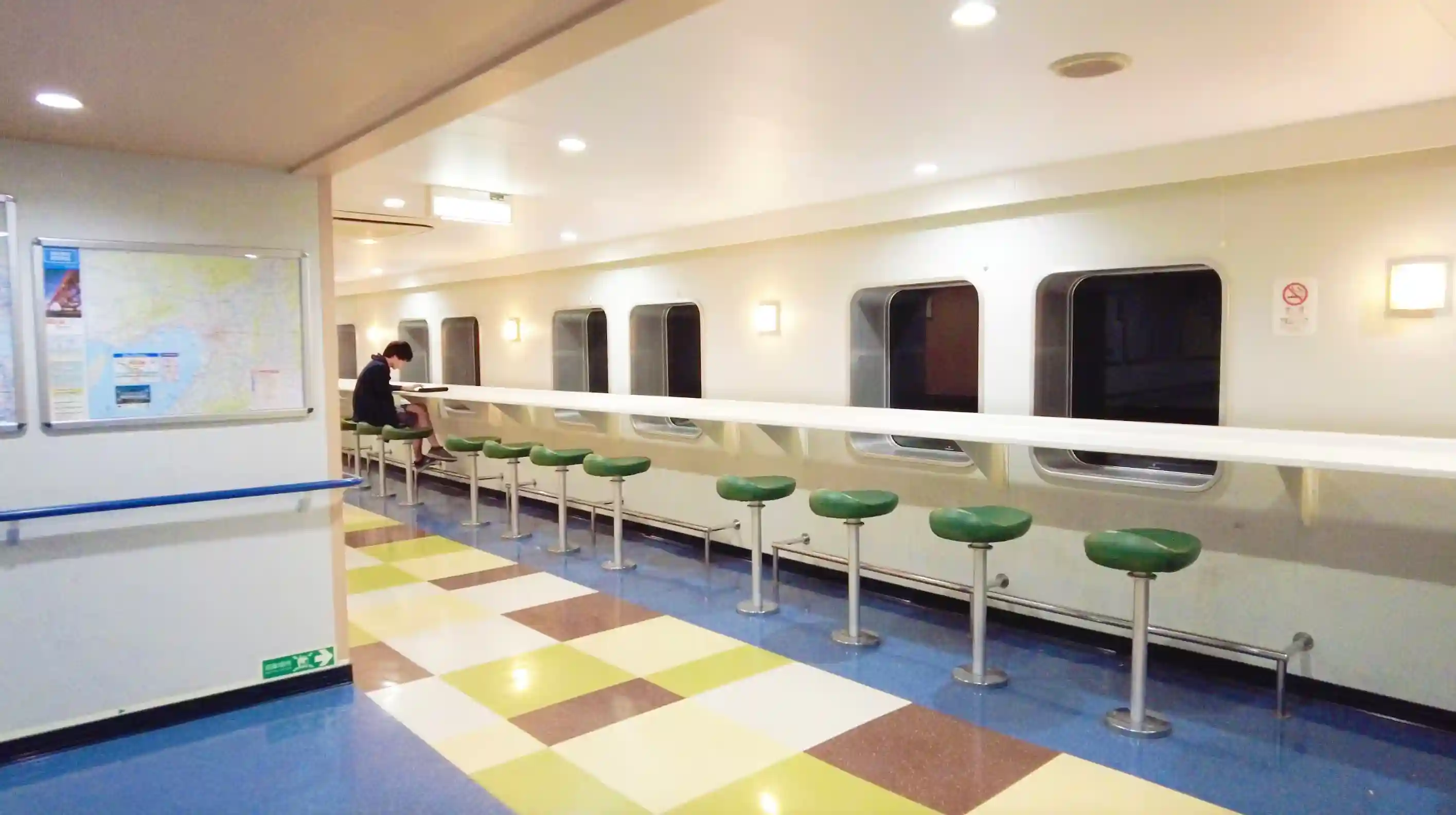 Promenade inside Meimon Taiyo Ferry Osaka 2