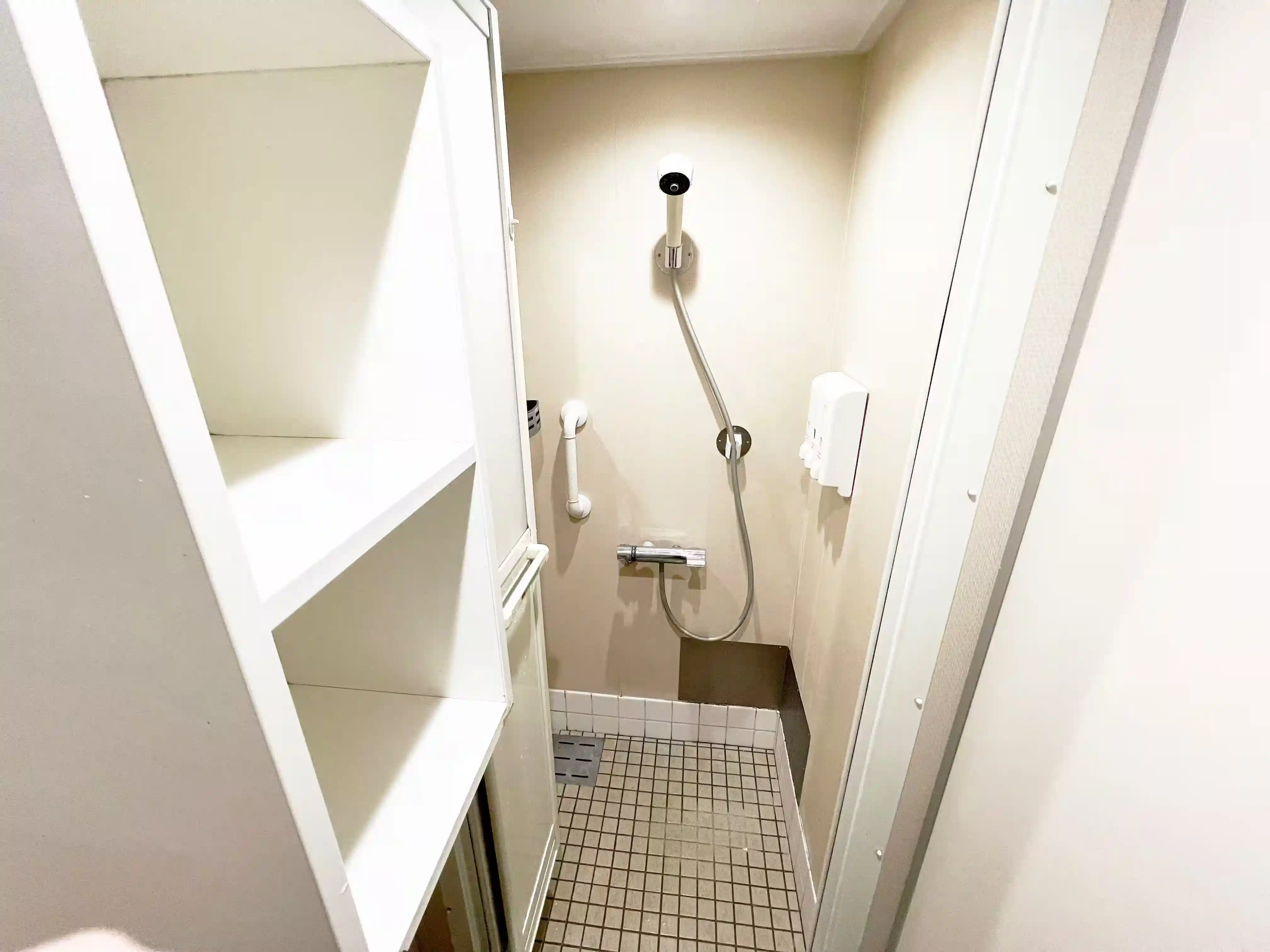 Shower room on board Meimon Taiyo Ferry Osaka 2