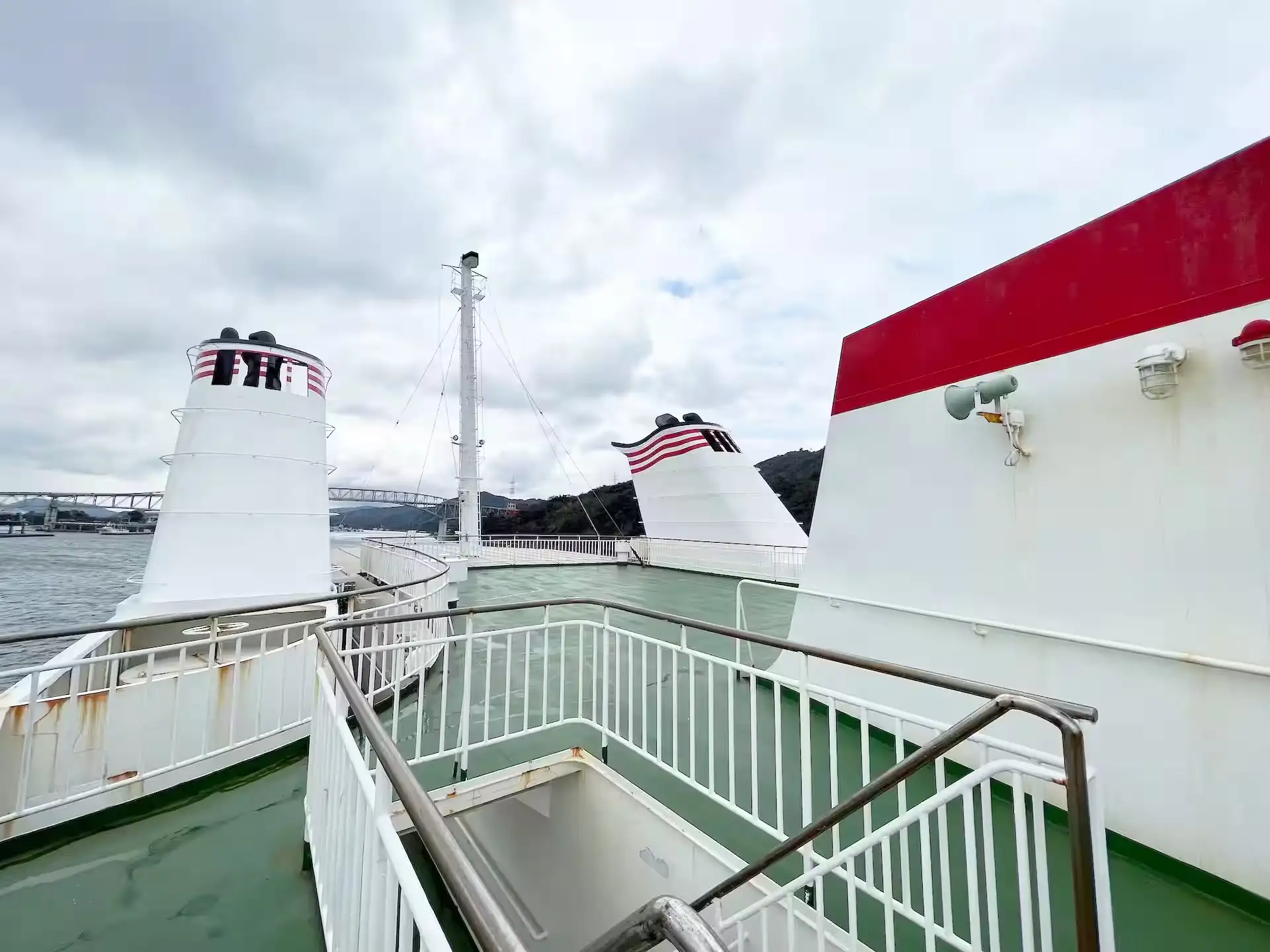 Oki Kisen Ferry Kuniga's observation deck on board