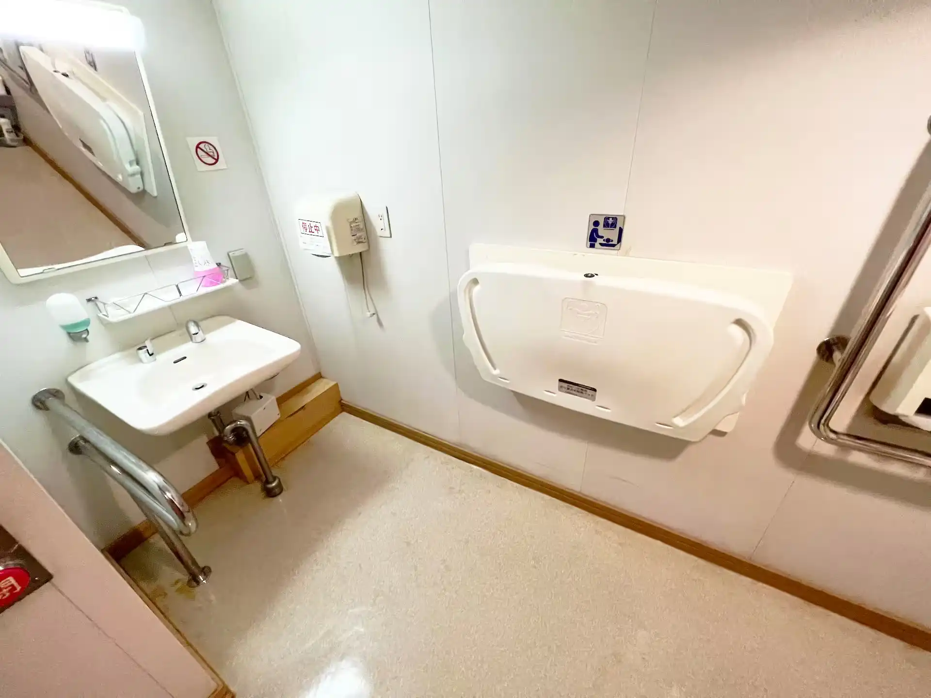 Restroom on board Oki Kisen Ferry Oki